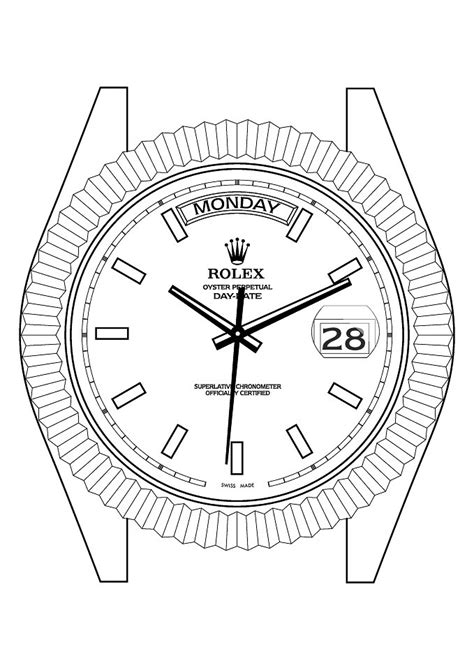 draw rolex|luxury Rolex clip art.